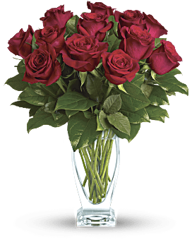 Teleflora's Rose Classique - Dozen Red Roses